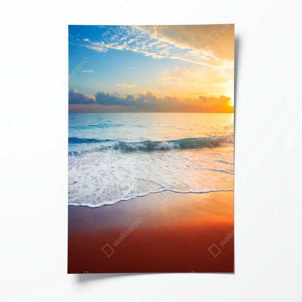 Poster San Francisco skyline bei sonnenuntergang – Wallnifity®