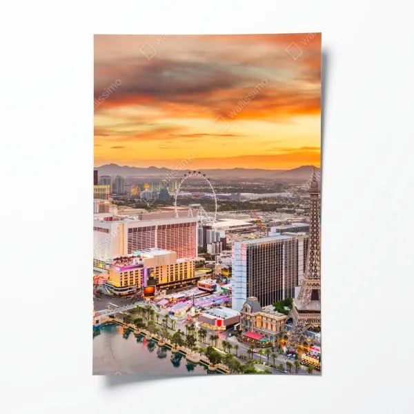 Poster zartes korallenfarbenes blumenmuster – Wallnifity®