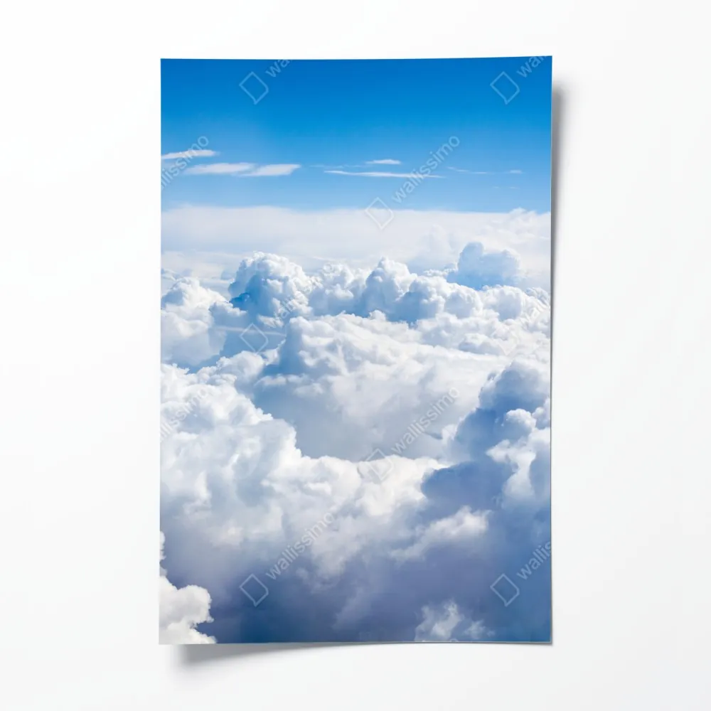 Poster ruhige wolkenlandschaft am blauen himmel – Wallnifity® Poster ruhige wolkenlandschaft am blauen himmel – Wallnifity®