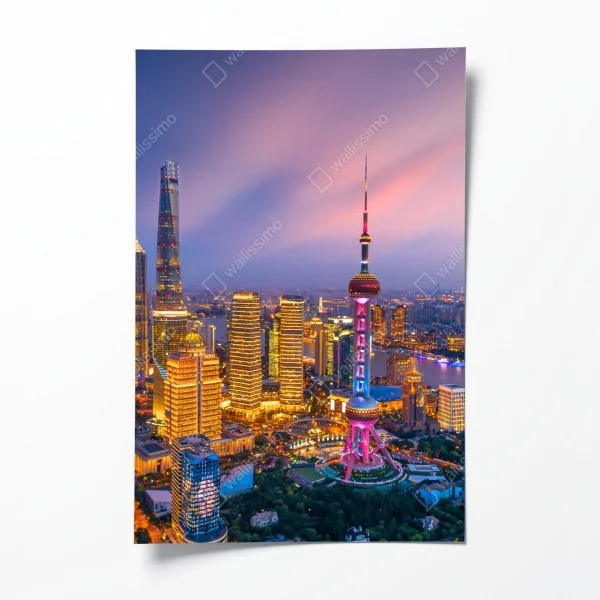 Poster mangrovensteg durch üppigen grünen dschungel – Wallnifity®