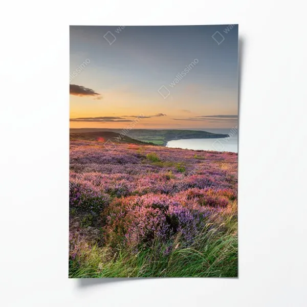 Poster zartes aquarell rosenmuster – Wallnifity®