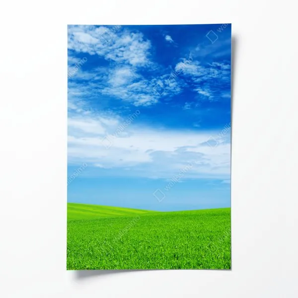 Poster vintage botanisches floralmuster auf tiefgrün – Wallnifity®