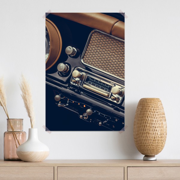 Poster vintage armaturenbrett nahaufnahme – Wallnifity® Poster vintage armaturenbrett nahaufnahme – Wallnifity®