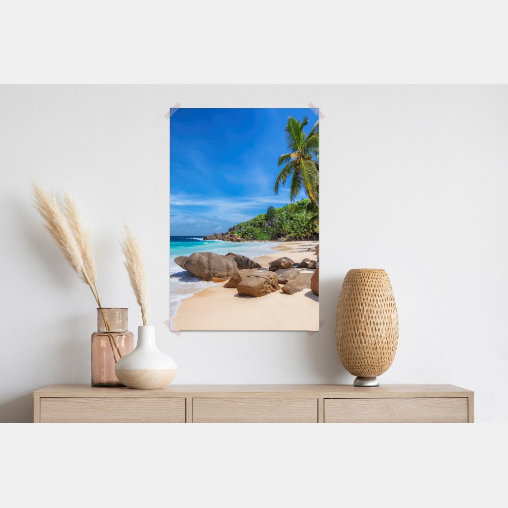 Poster tropischer palmenstrand – Wallnifity® Poster tropischer palmenstrand – Wallnifity®