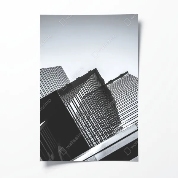 Poster majestätischer waldpfad zwischen mammutbäumen – Wallnifity®