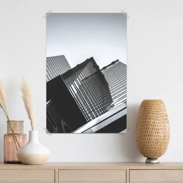 Poster Hongkong hochhaus perspektive – Wallnifity® Poster Hongkong hochhaus perspektive – Wallnifity®