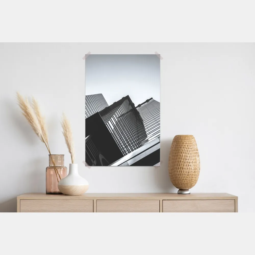 Poster Hongkong hochhaus perspektive – Wallnifity® Poster Hongkong hochhaus perspektive – Wallnifity®