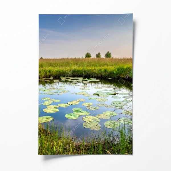 Poster üppige tropische blätter – Wallnifity®