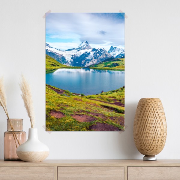 Poster ruhiger morgen am Bachalpsee, Schweiz – Wallnifity® Poster ruhiger morgen am Bachalpsee, Schweiz – Wallnifity®