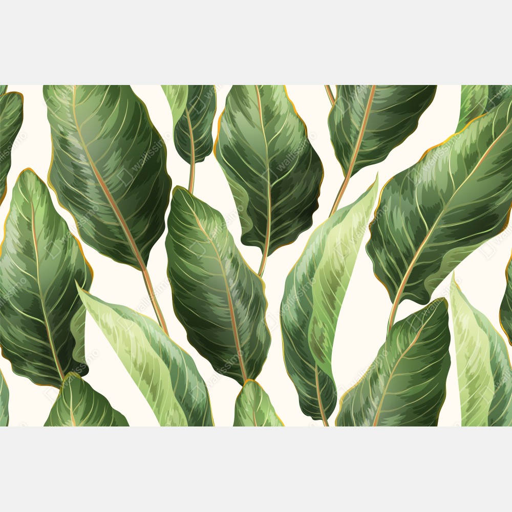 Poster tropisches bananenblattmuster – Wallnifity® Poster tropisches bananenblattmuster – Wallnifity®