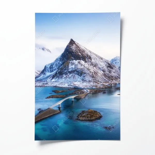 Poster tropischer palmstrand – Wallnifity®