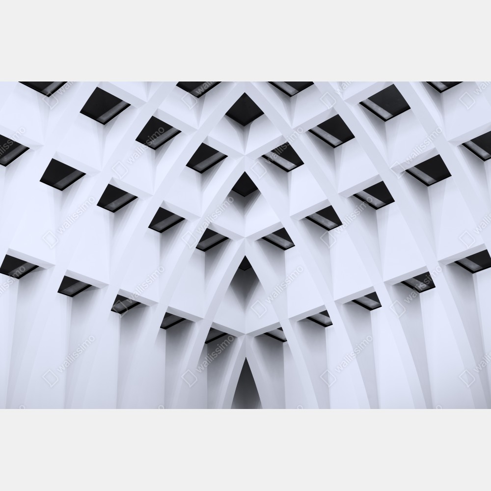 Poster geometrisches gewölbtes deckenmuster – Wallnifity® Poster geometrisches gewölbtes deckenmuster – Wallnifity®