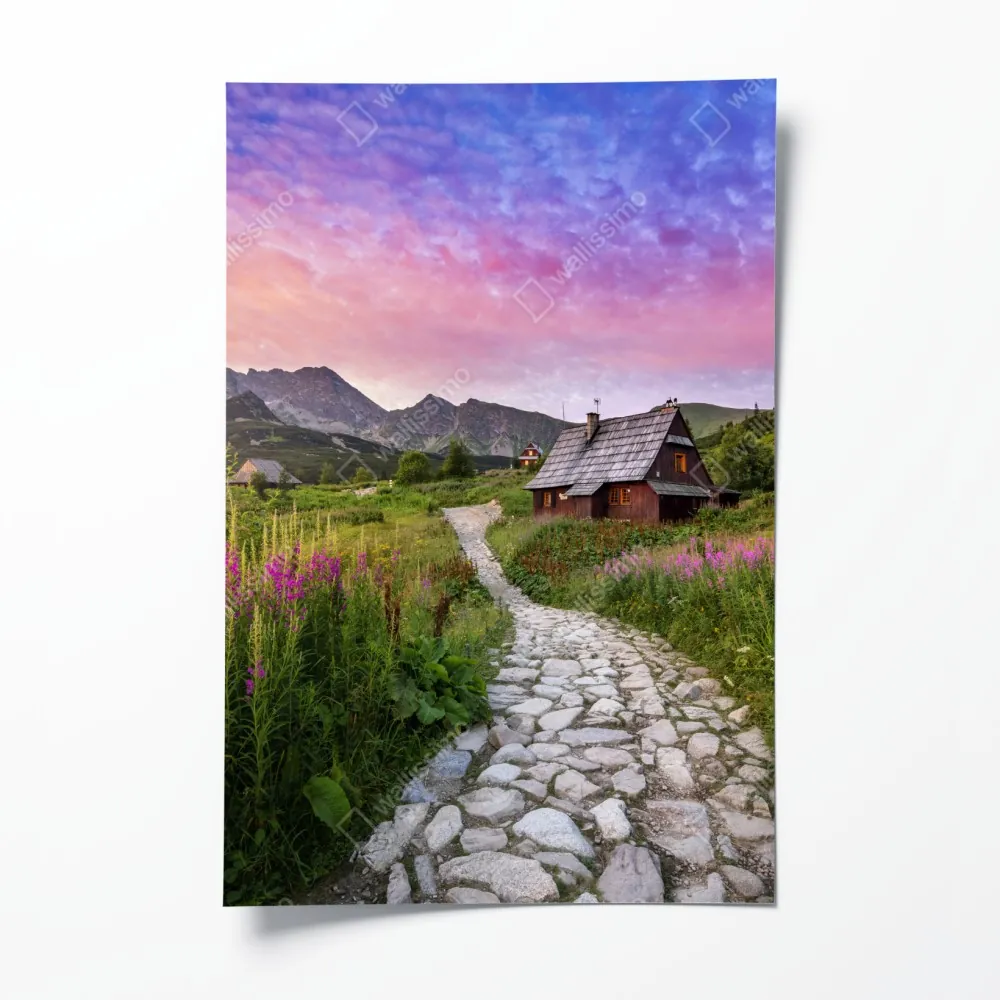 Poster sonnenaufgang über Hala Gasienicowa – Wallnifity® Poster sonnenaufgang über Hala Gasienicowa – Wallnifity®