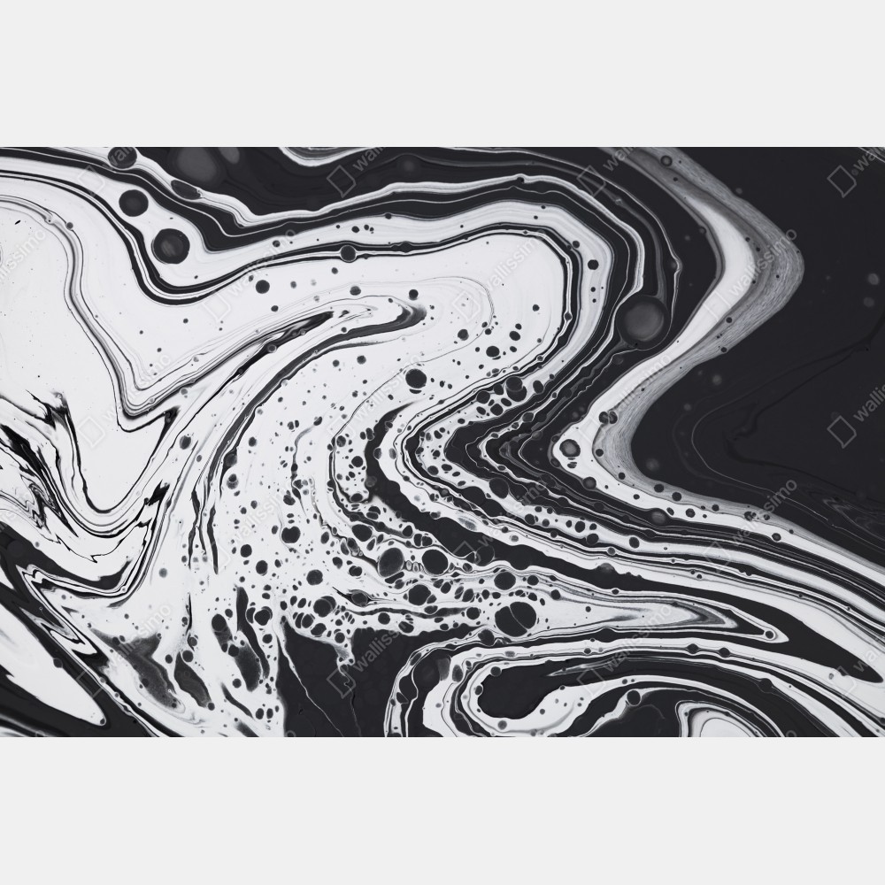 Poster schwarz-weißes marmormuster – Wallnifity® Poster schwarz-weißes marmormuster – Wallnifity®
