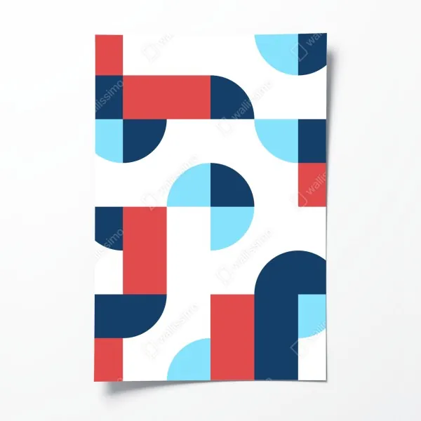 Poster einsamer baum im see in schwarzweiß – Wallnifity®