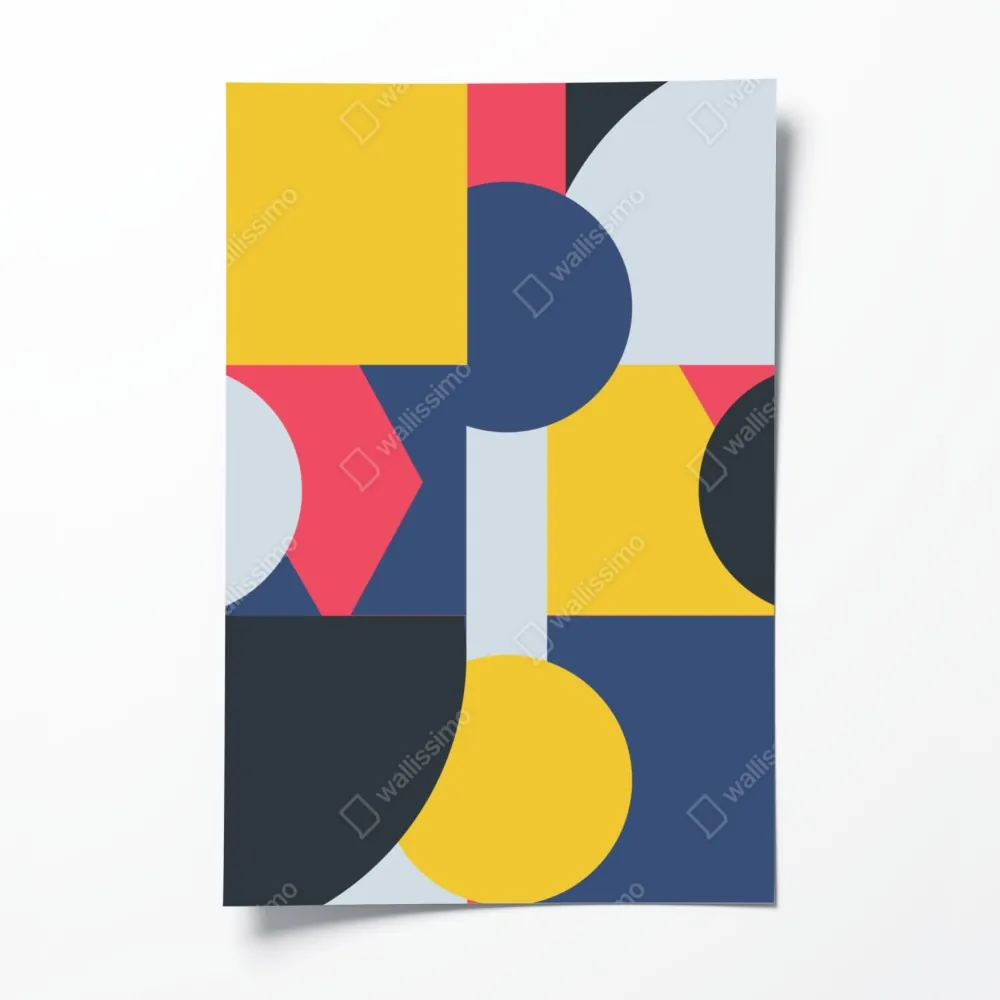 Poster lebendige geometrische komposition – Wallnifity® Poster lebendige geometrische komposition – Wallnifity®