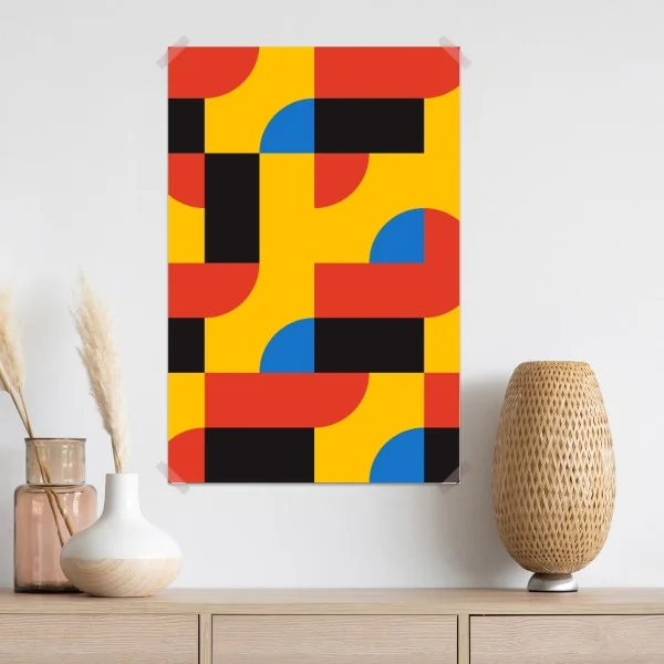 Poster kräftiges geometrisches muster für die wand – Wallnifity® Poster kräftiges geometrisches muster für die wand – Wallnifity®