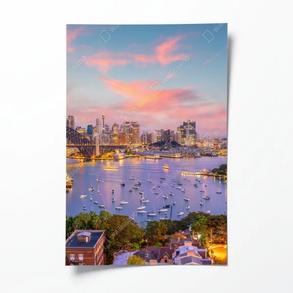 Poster tropischer strand in Phuket mit palme – Wallnifity®