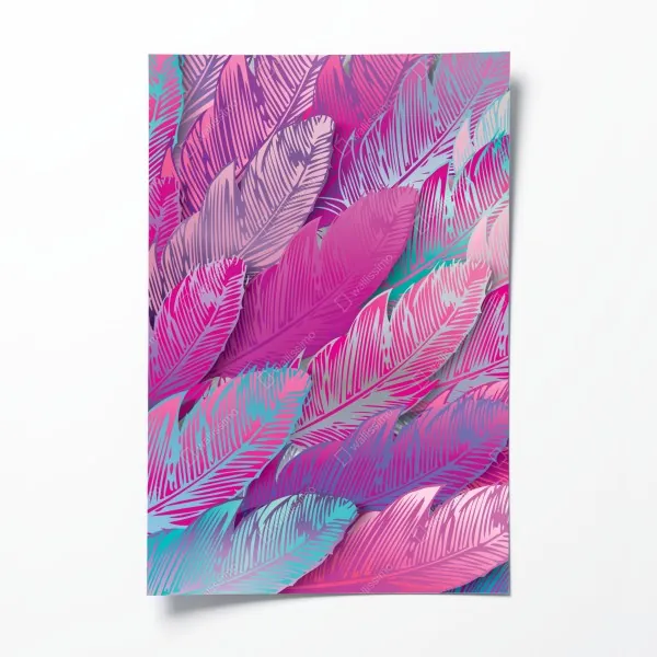 Poster mangrovensteg durch üppigen grünen dschungel – Wallnifity®