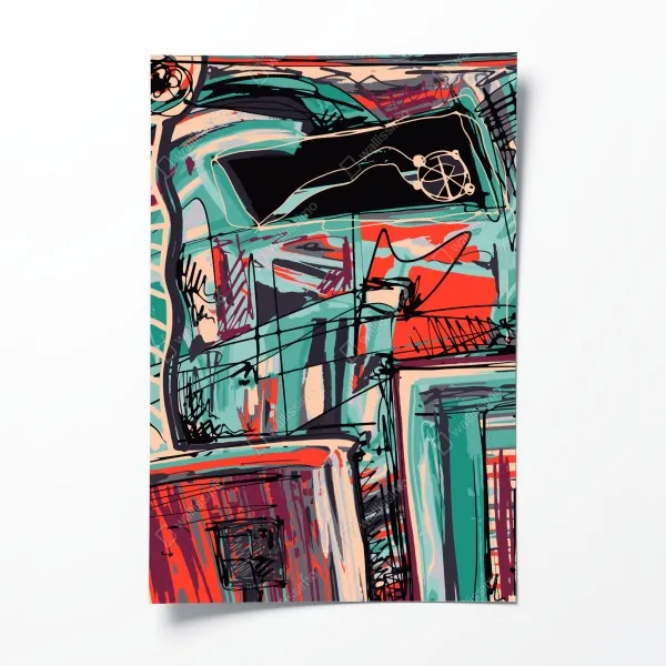 Poster Havanna skyline bei sonnenuntergang – Wallnifity®